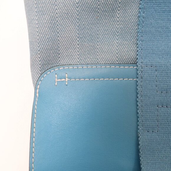 Hermès Vintage Swift Valparaiso Tote PM Blue Jean - Picture 14 of 16
